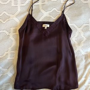 Aritzia tank top dark purple